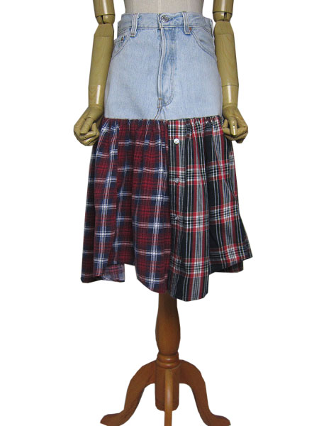 �����C�N�f�j���X�J�[�g Levi's �T�O�P�~�l���V���c�n W28